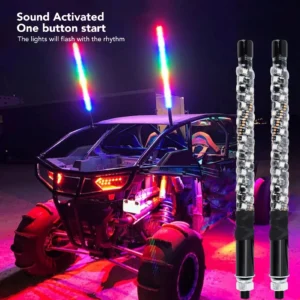 kf-Sb0f1bf6f1bc346c8b00b992f5ffd5f01n-2PCS-1FT-LED-Whip-Lights-Remote-Control-Flagpole-Antenna-Whips-for-UTV-ATV-Off-Road-Truck 2PCS 1FT LED Whip Lights,Remote Control Flagpole Antenna Whips,for UTV, ATV, Off Road, Truck, Sand, Buggy Dune, RZR