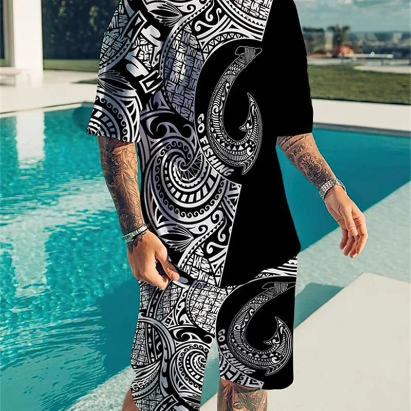 kf-Sc361e4deb4aa42fca80f38af06f21f18y-Men-s-Sportswear-Trend-Men-Sets-3D-Printed-Tracksuits-Clothing-Casual-Shorts-tshirts-Set-Sweat-Suits Men's Sportswear Trend Men Sets 3D Printed Tracksuits Clothing Casual Shorts+tshirts Set Sweat Suits Summer Tracksuit Men Sets