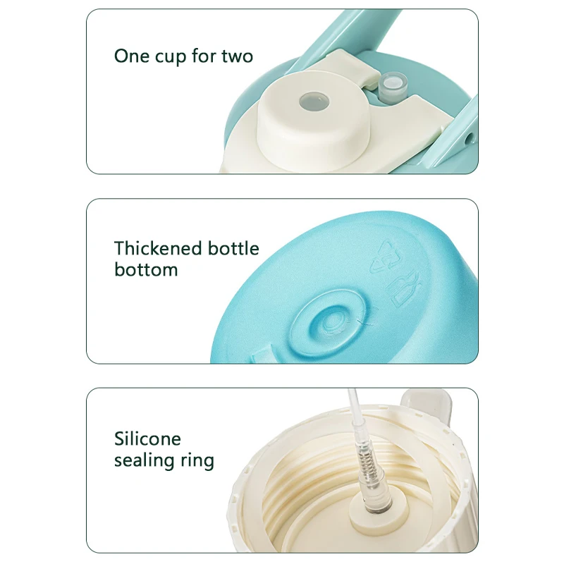 650ml Spray Water Bottle With Lid Eusable Hard Plastic Cup Sport Drinkware For Gym Climbing Hiking Brief Outdoor Direct Drinking - Image 4