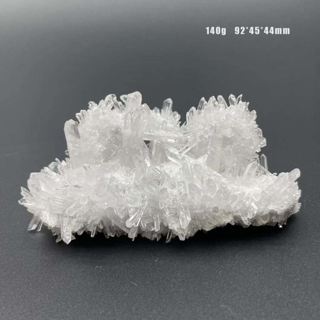 Piedras de racimo de espécimen Mineral de cristal de SiChuan 100% Natural, piedra curativa de energía de salud, decoración
