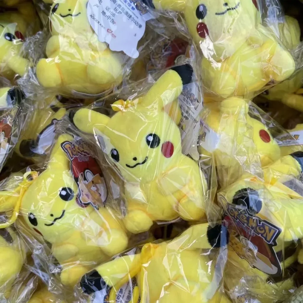 10PC/lot Keeppley Pokemon Squirtle Charmander Pikachus Bulbasaur Plush Doll 12cm Pendant Stuffed Pendant Keychain Plush Gift Toy