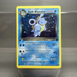 Cartas holográficas clásicas de Pokémon, juego de colección de dragonita oscura, Clefairy Gyarados, PTCG, 1996 tarjetas Proxy