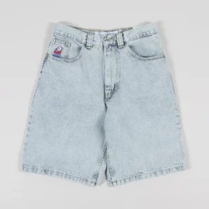 Hip Hop Streetwear Polar Big Boy Baggy Shorts Y2K Pants Graphic Embroidery Retro Blue Denim Gym Shorts Men Basketball Shorts