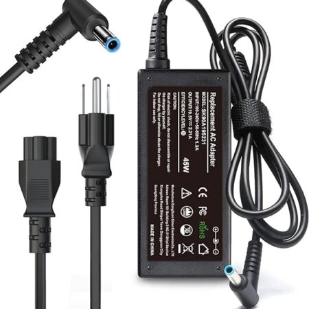 45W 19.5V 2.31A for HP Laptop Charger Blue Tip,HP Pavilion x360 11 13 15, Zbook 14u G4 G5 15u 15 G3, Notebook 15,HP Stream 13 11 14 AC Adapter with Power Cord
