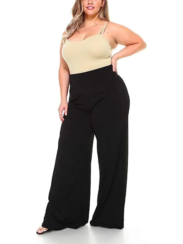 New plus-size women's wear elegant loose style elastic fabric casual pants