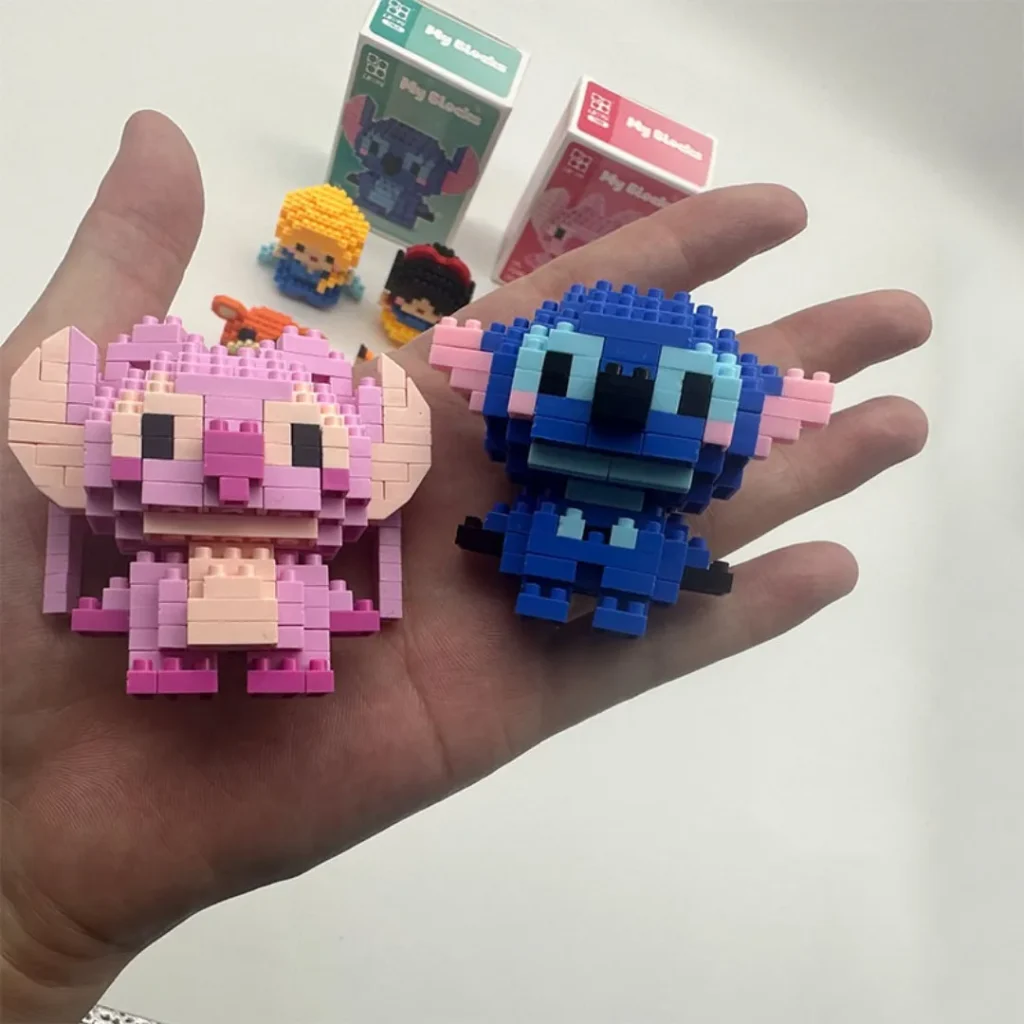 Building Blocks Anime Kawaii Cartoon mini Action Children's Figures Blocks Bricks Assemble DIY Toys Gift for Kids