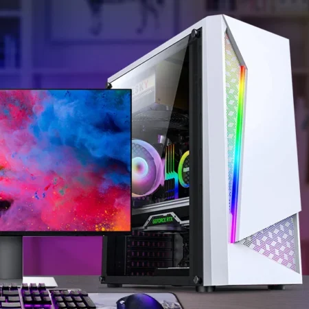 Aotesier Gaming PC A8 7680CPU 8G/16G RAM 500G SSD Windows 10 Pro Key Assembly Machine Cheap Gaming Desktop Computer pc gamer