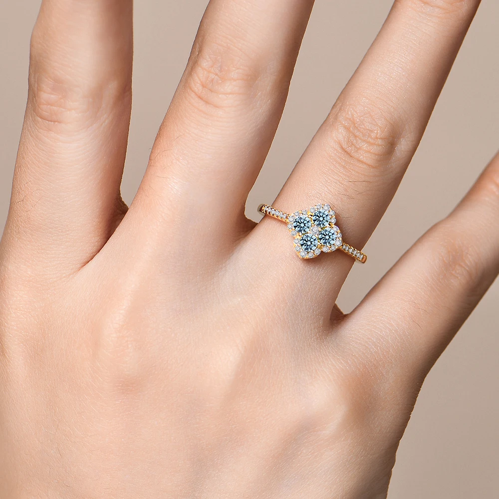 ATTAGEMS Classic Moissanite Rings for Women DVVS1 Color 100% S925 Sterling Silver Engagement Wedding Party Fine Jewelry Gift New - Image 5