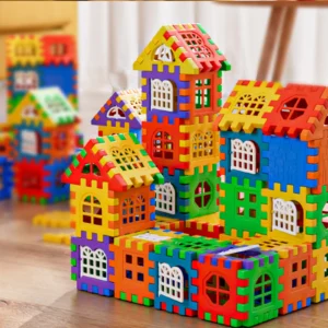 Large Scale House Building Block Simulation Window Design, Kindergarten Construction, Creation Of Boys And Girls Large House Bui