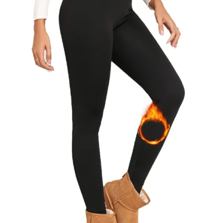 Black Velvet Autumn Winter Thick Leggings Women 300G Super Warm High Waist Solid Color Skinny Stretch One Pieces Velvet Pants