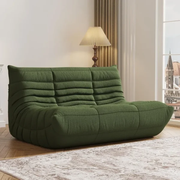 Bean Bag Chair, Lazy Floor Sofa Couch for Adult, Oversized Fireside Beanbag Chair with High Density Comfortable Foam