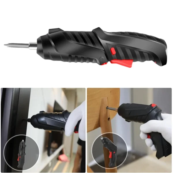 3.6V Powerful Impact Wireless Screwdriver Drill Rechargeable Portable Screwdriver Electric Power Screwdriver Set Power Tools Set