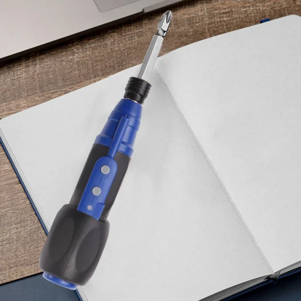 Household Mini Electric Screwdriver Handle Charging Straight Rod Anti-slip Drill for Household Electricity Accessories - Image 4
