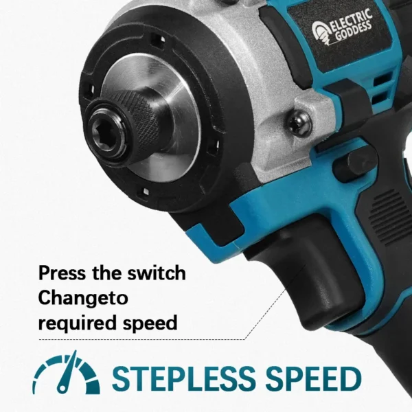 EGOD Brushless Electric Battery Wrench 230N.M Screwdriver Impact Driver Rechargeable 4 Gears Power Tool for Makita 18V Battery - Image 6