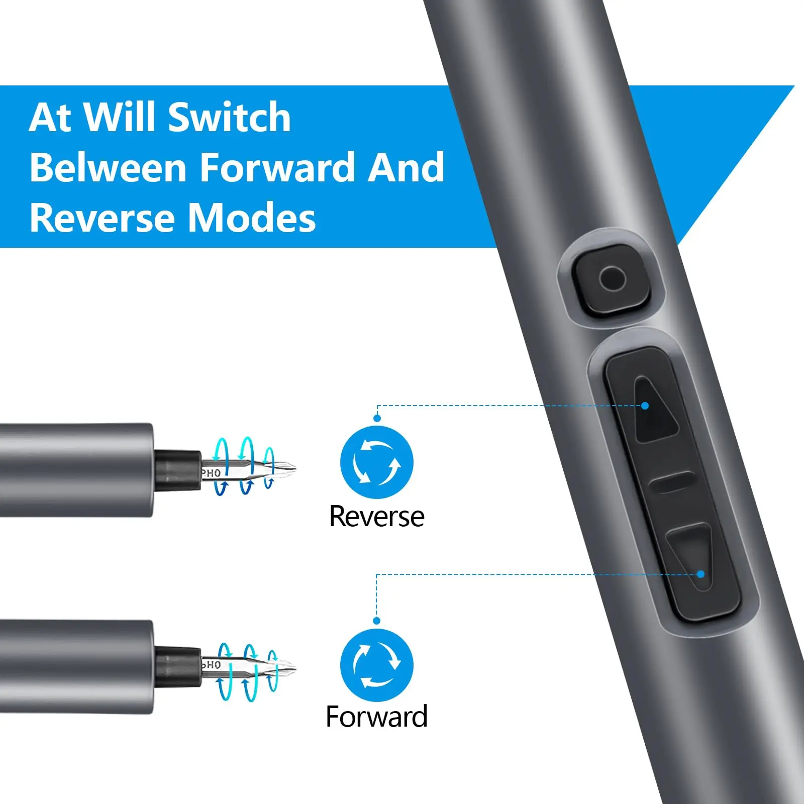 50 in 1 Precision Electric Screwdriver Set Multi-Function Power Tool with Magnetic Torx Phillips Bits for iPhone Glasses Watches - Image 4