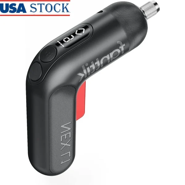 L1 Pro 3.7V Cordless Electric Screwdriver Set with 14 Bits Digital Screen 2000mAh Battery 222 RPM 6 Torque Settings