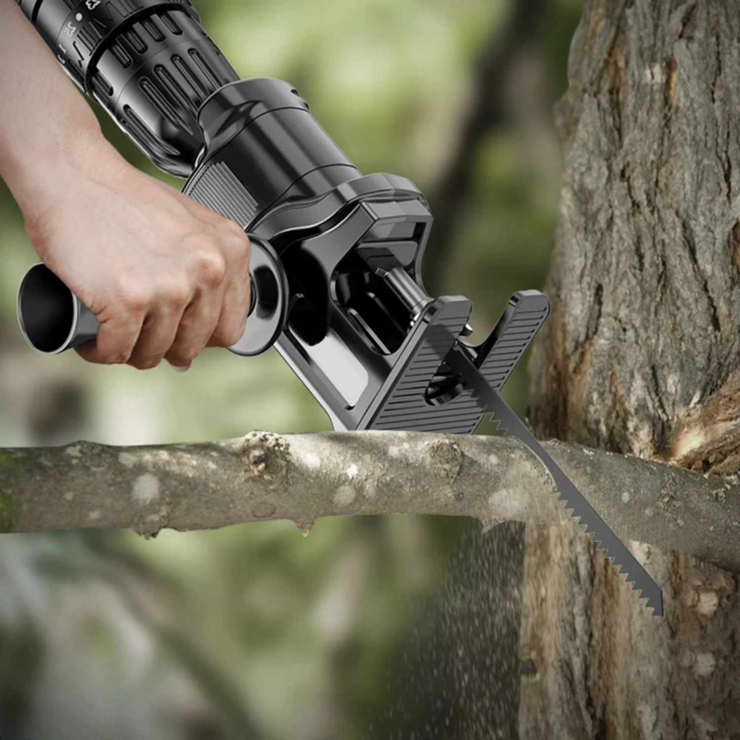 Screwdriver Conversion , Drill to Saw, Household Reciprocating Saw, Multifunctional, Wood Tools Electric screwdriver set Hoto - Image 5