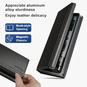 Electric Screwdriver Set with LED Screen 36 in 1 Mini Rechargeable Battery Power Repair Tool Kit with 0.3N.m Leather Precision