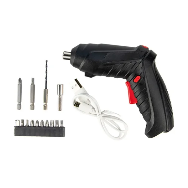 3.6V Cordless Screwdriver Rechargeable Powerful Impact Drill Screwdriver LED Lighting Electric Power Screwdriver Set Power Tool