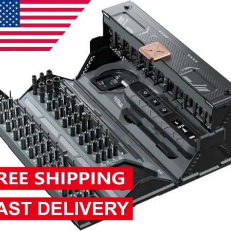 NEW Small Electric Screwdriver Set, Smart 3 Torque Cordless Screwdriver Kit, Compact Power Screwdrivers with 160 Precision Bits