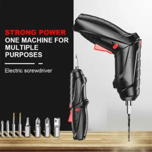 3.6V Powerful Impact Drill Screwdriver LED Lighting Electric Power Screwdriver Set Portable Mini Electric Screwdriver Power Tool