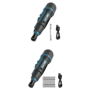 3.6V Small Electrician Screwdriver Electric Screwdriver USB Rechargeable 2Nm Flashlight Lighting for Removing/Tightening Screws