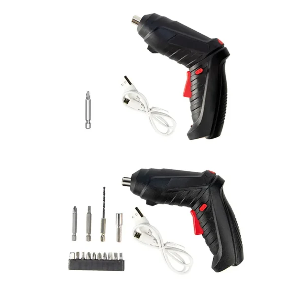 3.6V Powerful Impact Drill Screwdriver LED Lighting Electric Power Screwdriver Set Portable Mini Electric Screwdriver Power Tool - Image 2