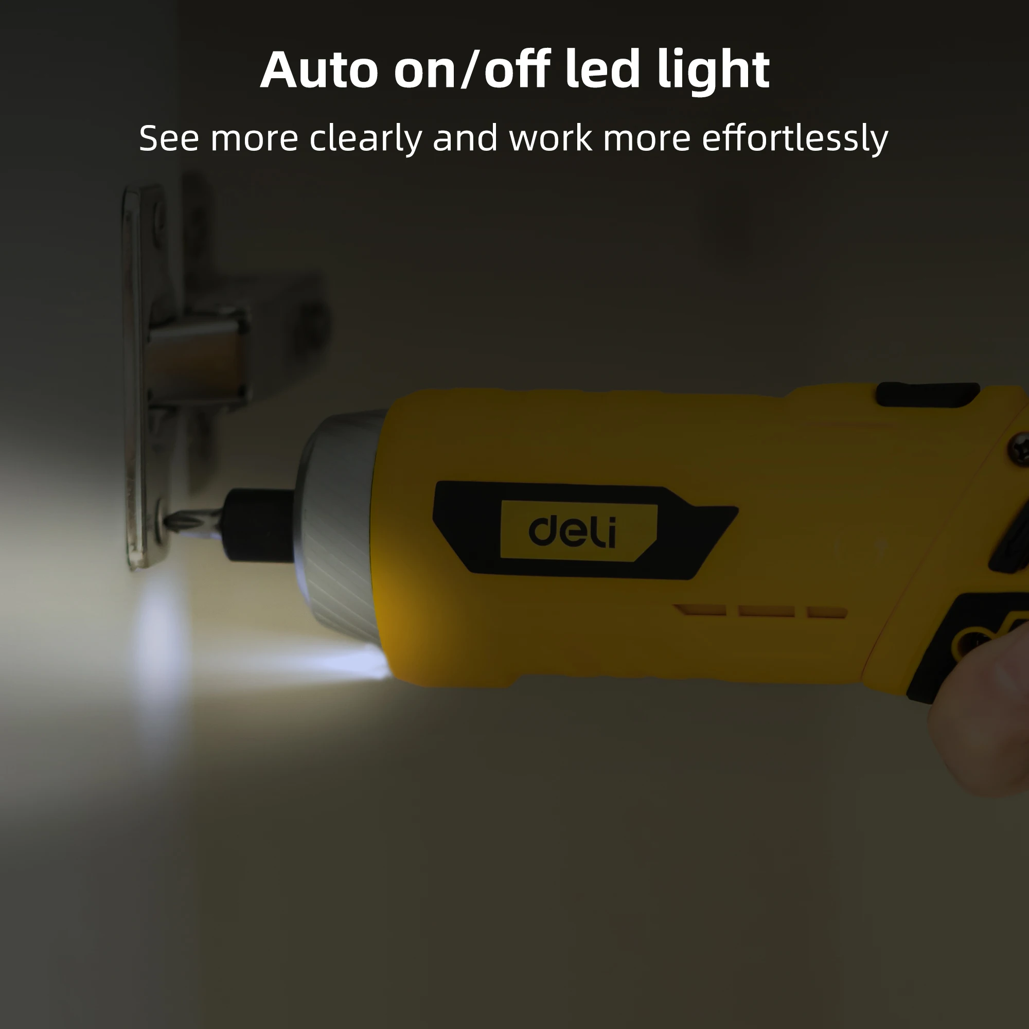 Deli 11pcs 3.6V USB Small Power Electric Screwdriver Set,Compact and Powerful Tool for Precision Fastening,Ideal for DIY - Image 3