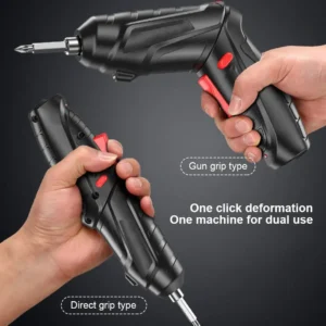 3.6V Wireless Screwdriver Drill Rechargeable Household Electric Drill LED Lighting Mini Electric Screwdriver Portable Power Tool