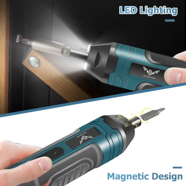 JENABOM 3.6V cordless electric screwdriver set mini multifunctional precision wireless charging screwdriver charging drill tools - Image 4