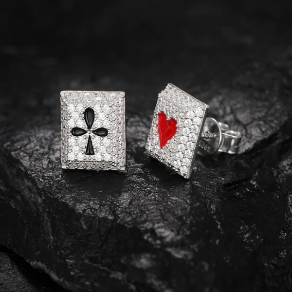 D Color Moissanite Poker Studs Earrings 2024 Trend Sterling Silver 925 for Women Sliver Plated 18k White Gold Fine Jewelry Gift - Image 4