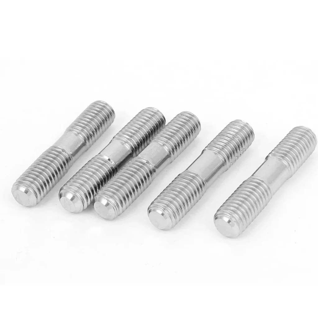 5 Pcs M8 x 40mm/80mm Metric A2 Stainless Steel Double End Threaded Stud Screw Bolt