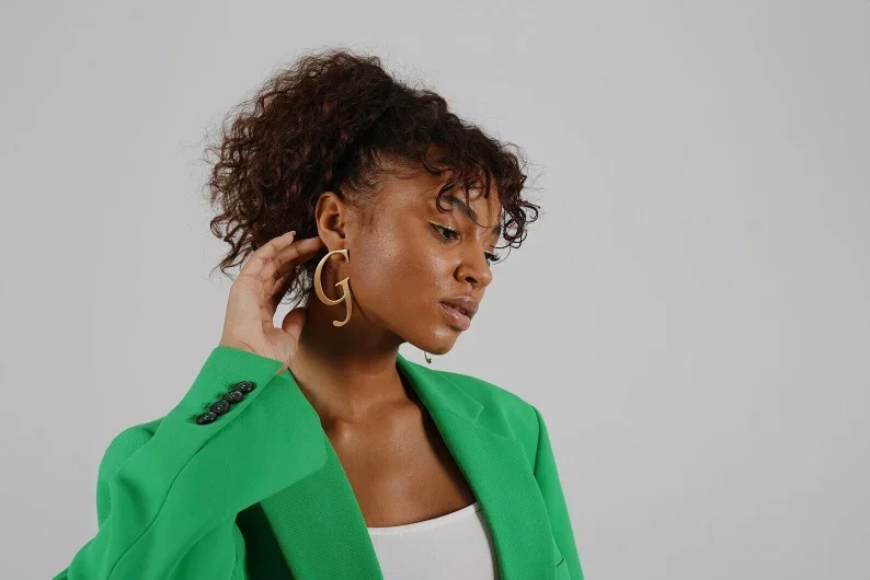 DOREMI Big Letter Studs Earrings Personality Custom Name Earrings Studs Custom Nameplate Earrings Gifts For Friend Girls - Image 5