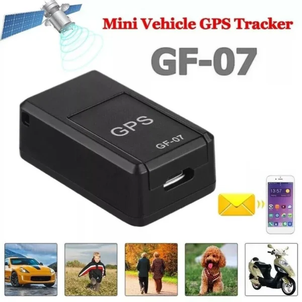 Mini GF07 Magnetic Car Tracker GPS Real Time Tracking Locator Device Magnetic GPS Tracker Real-time Vehicle Locator Pet Tracker - Image 2