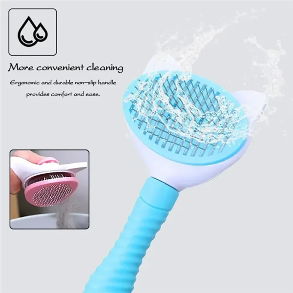 Pet Comb Cat Cleaning Supplies High Quality Self cleaning Brush Professional Grooming brush for Dogs, Cats pets Glove dog Bath - Image 5