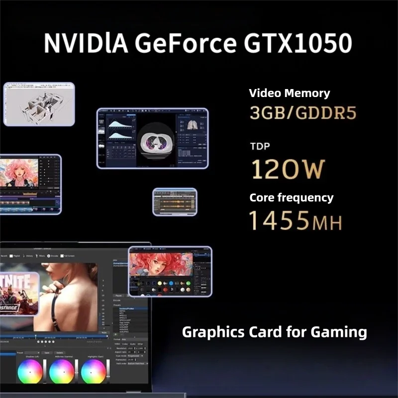 16.1" intel core i7-8750H GTX1050 gaming laptops portable notebook computer pc 32GB DDR4 1TB windows 11 Backlit Keyboard special - Image 3