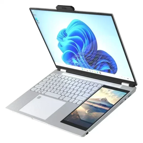 Dual Screen Laptop 15.6 Inch 2K IPS+ 7 Inch Touch Screen Intel N95 Processor Gaming Laptop DDR4 32GB 2TB SSD Notebook Computer - Image 2