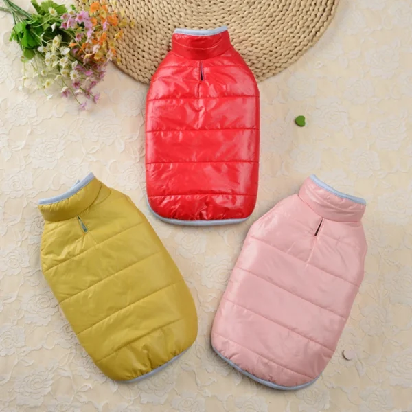 Double-sided Thicken Winter Dog Clothes Waterproof Comfortable Warm Pet Dog Jacket for Small Medium Dogs Vest Costumes - Image 2