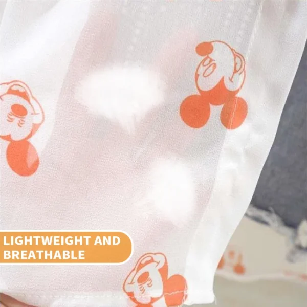 Mickey Mouse Blouse Ladies Long Sleeve Women Shirt Beach Shirts Kawaii Cartoon Summer Disney Clothes Cover-Up Top Casual - Image 4