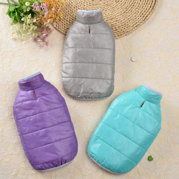 Double-sided Thicken Winter Dog Clothes Waterproof Comfortable Warm Pet Dog Jacket for Small Medium Dogs Vest Costumes - Image 3