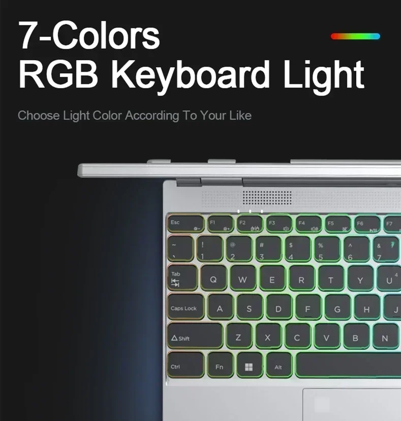 CRELANDER 360 Degree Rotating Touch Screen Laptop 14 Inch Intel N5105 RAM 16GB Windows 11 Portable PC Notebook 2 In 1 Laptop - Image 5