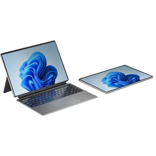 CRELANDER 14 Inch 2in1 Tablet Pc Touchscreen Notebook Intel N100 Mini PC Windows 11 Laptops Computer With RGB Magnetic keyboard - Image 2