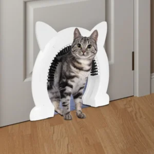 XL Indoor Cat Door Pet Cat Dog Door Hole Access Direction Controllable Toy Within 10kg