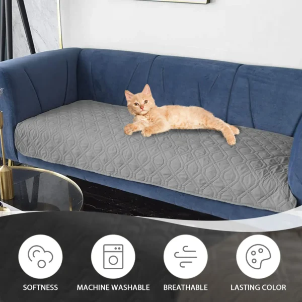 Waterproof Non-Slip Dog Bed Cover Comfortable Washable And Reusable Pet Mat Blanket For Bed - Image 6
