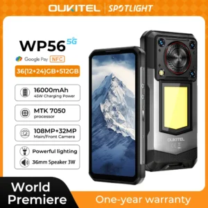 kf-S01e03292b7b74ad989063ebfd896cb0ca OUKITEL WP56 Rugged phone 16000mAh 45w 36GB+512GB 6.8“FHD 120Hz cell phone MTK7050 32MP+108MP android 15 smartphone