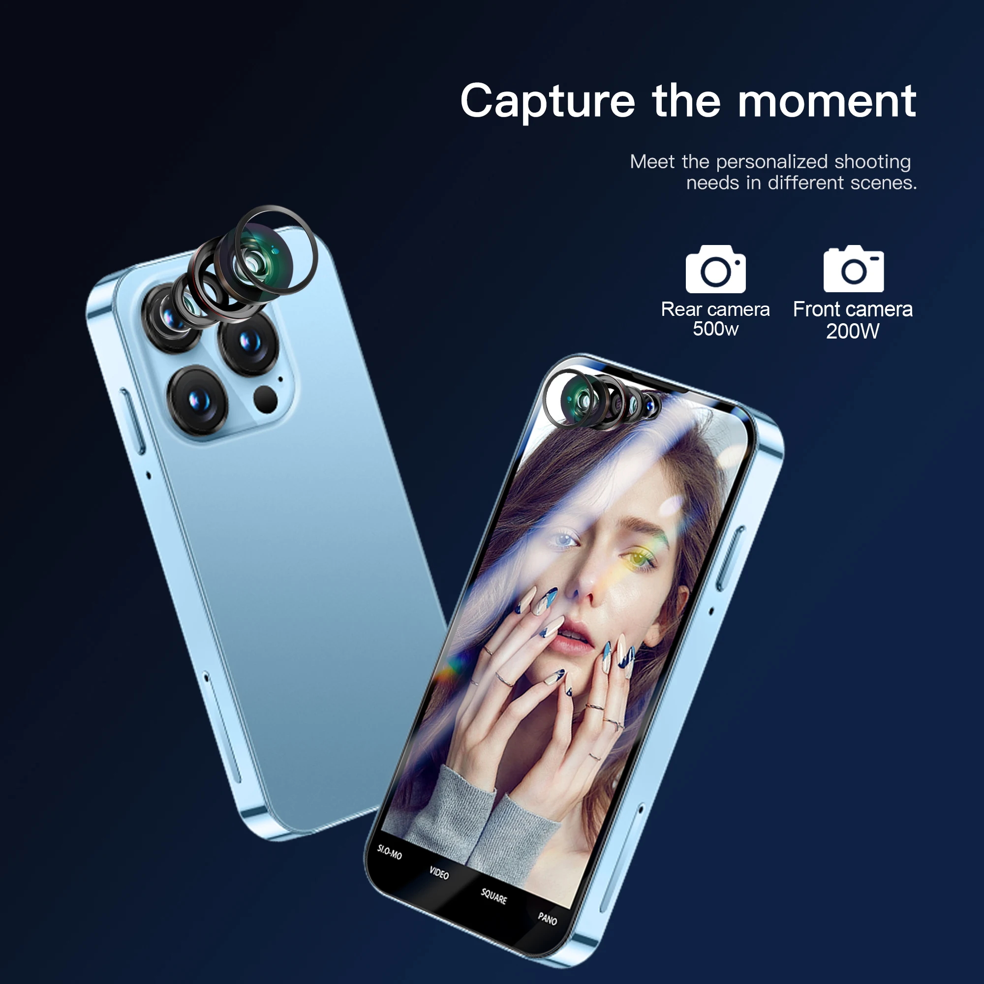 2025 NEW mini Android Smartphone 3.88" HD Display,4G LTE/3G WCDMA,4GB+128GB/2GB+16GB,2000mAh Battery Small Mobile Phone Unlocked - Image 5