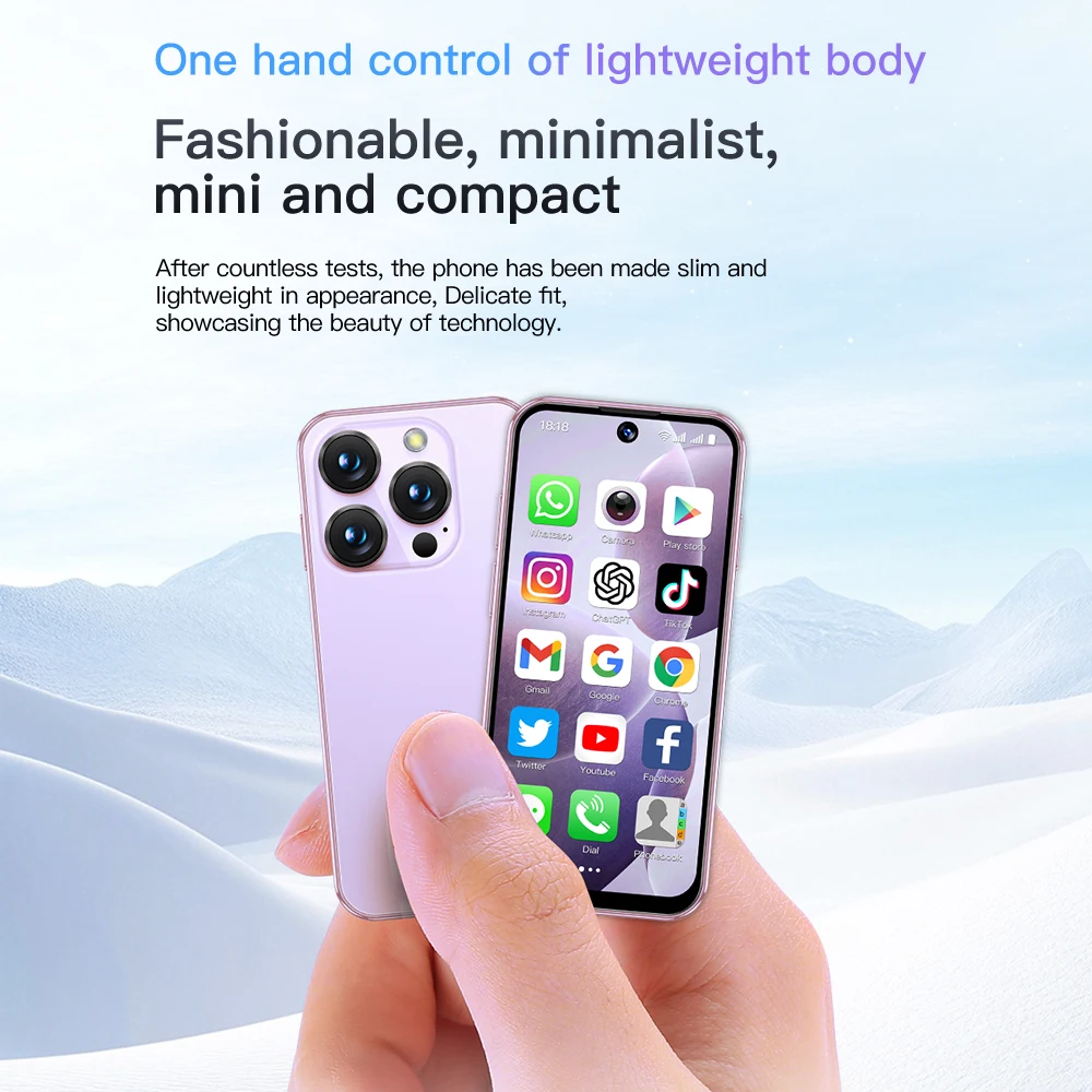 SOYES XS19 3.88" Mini Smartphone 2GB RAM 16GB ROM Android10.0 Face Recognition Unlock 3G Small Mobile Phone - Image 2