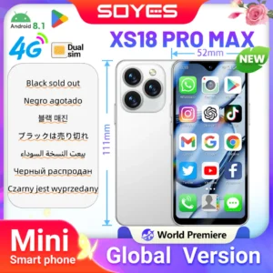 kf-S2d547a4d6fac408baa967751ab236d4d4 World Premiere SOYES XS18 Pro Max Mini Smartphone 4.3" Global 4G Android8.1 With 2750mAh Battery Facial Recognition GPS Small