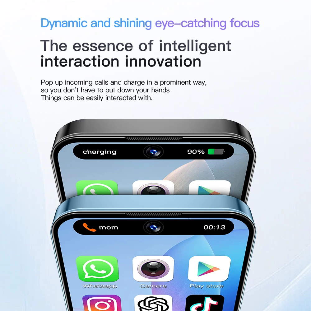 SOYES XS19 Mini Smartphone 3.88in 2GB RAM 16GB ROM Android10.0 With Facial Recognition Dual SIM Standby 3G Network Small Phone - Image 3