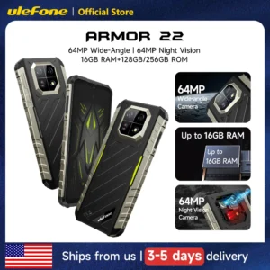 kf-S4033f6043bef4b5f9d9c3912ff5c19dai Ulefone Armor 22 Rugged Phone ,16GB (8GB+8GB) RAM ,128GB/256GB ROM , Android 13 Smartphone,NFC 64MP 4G Phone